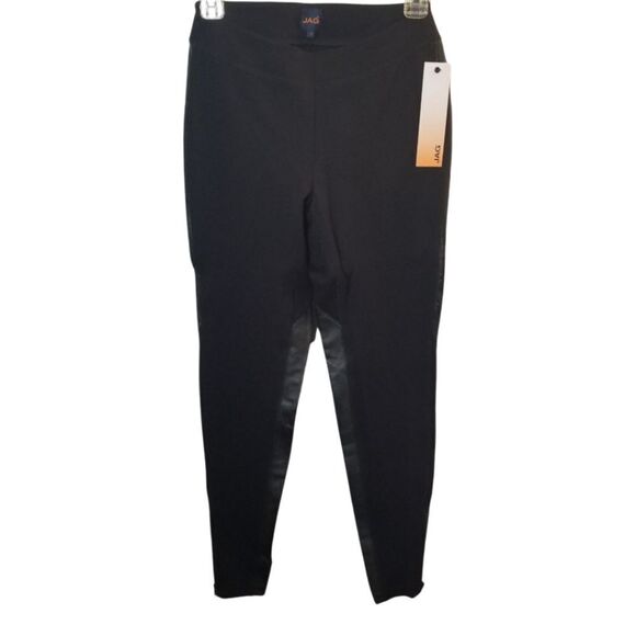 🆕️JAG Skinny Leggings with Faux Leather. XJ4 - Picture 1 of 5